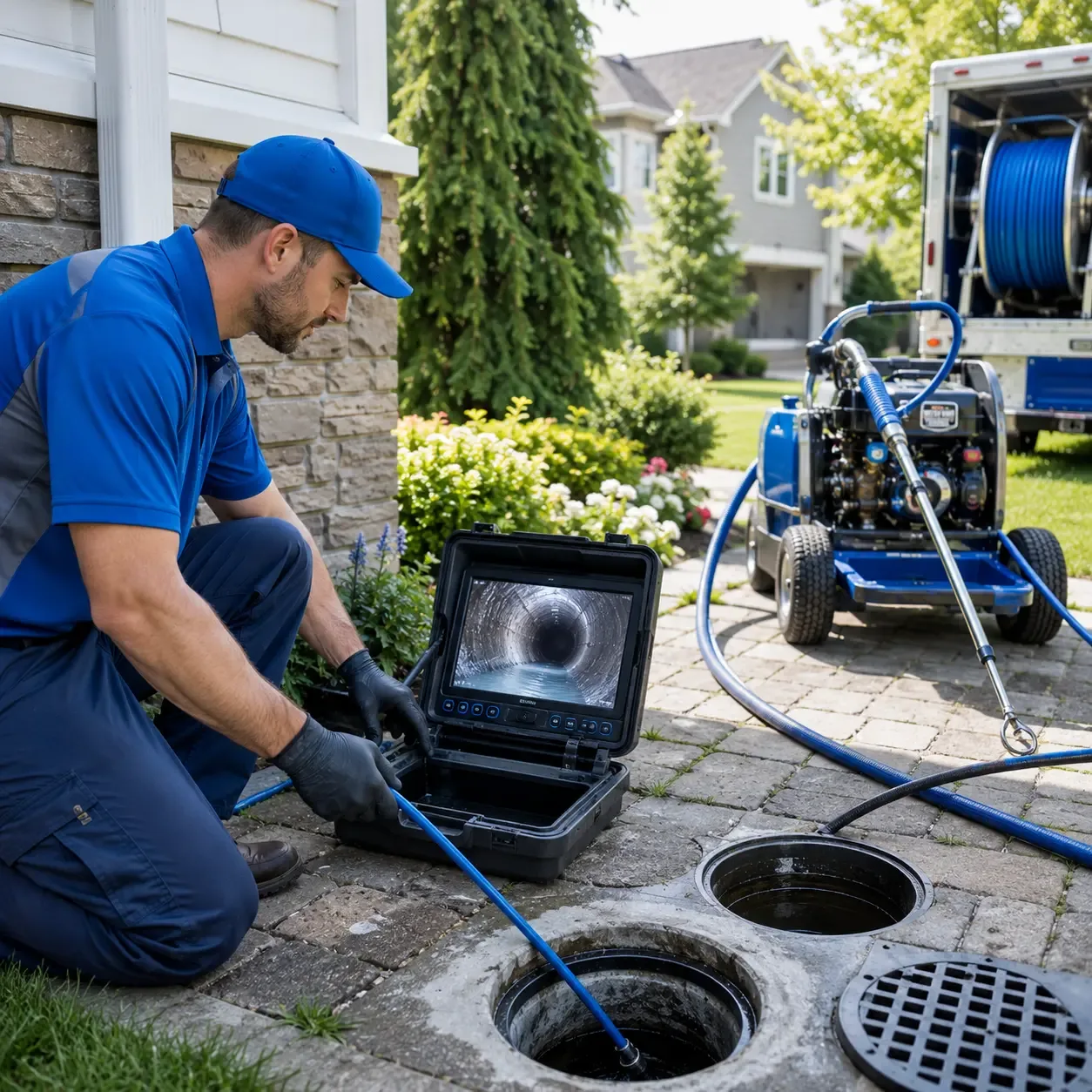 Outdoor drain cleaning professionals serving South Gibson, PA